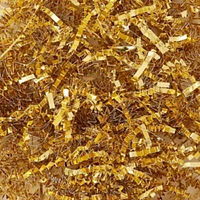 Metallic Gold Crinkle Paper Shreds