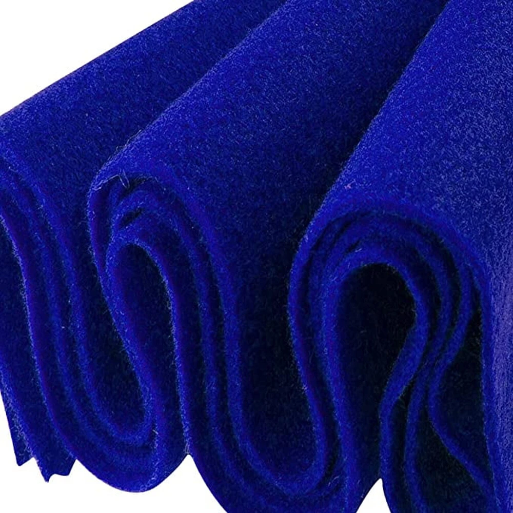 FabricLA Craft Felt Fabric - 72" Inch Wide & 1.6mm Thick Non-Stiff Felt Fabric by The Yard - Use This Soft Felt Roll for Crafts - Felt Material Pack - Royal Blue Felt, 7 Continuous Yards