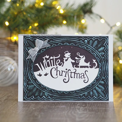 Creative Expressions Paper Cuts Edger White Christmas Craft Die