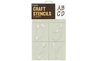 EBL Stencil Alphabet Dot 3.5" 7x12" 4pc