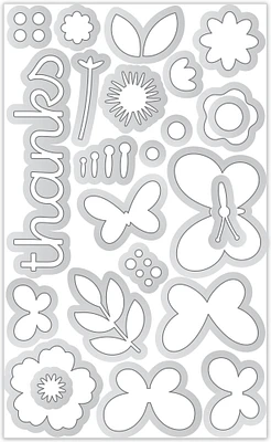 Doodlebug Doodle Cuts-Butterfly Wishes, Hello Again