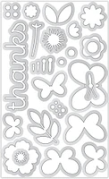 Doodlebug Doodle Cuts-Butterfly Wishes, Hello Again