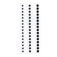 Spellbinders Dimensional Black & White Enamel Dots