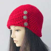 Hand Crochet Winter Hat for Woman