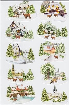 Hearty Crafts Easy 3-D  Winter Village (10 designs)