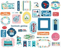 Carta Bella Cardstock Ephemera 33/Pkg-Icons, Happy Crafting