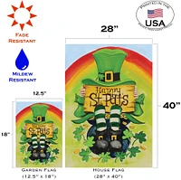 Happy Saint Pat's Decorative St Patricks Day Flag