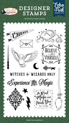 Echo Park Stamps-Witches & Wizards Only, Wizards & Co