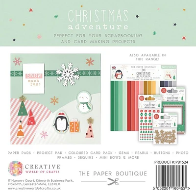 The Paper Boutique  Christmas Adventure 8x8 Paper Pad