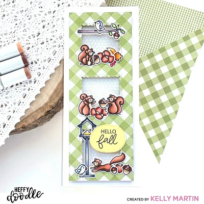 Heffy Doodle Nuts About You Stamps