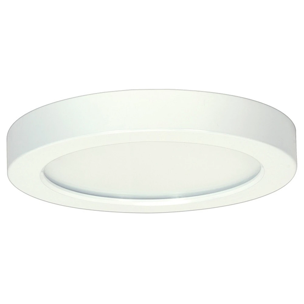 Nicor 9in 4000K Round Edge Lit Recessed LED Downlight