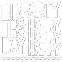 Bella Blvd Birthday Bash Cut-Outs-Happy Happy Happy