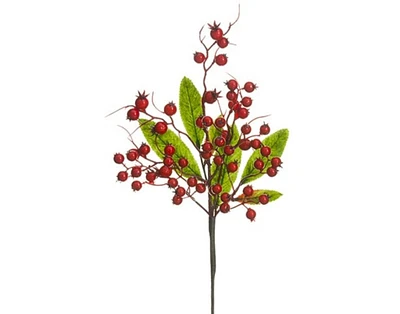 Allstate 16" Red Berry Artificial Christmas Spray