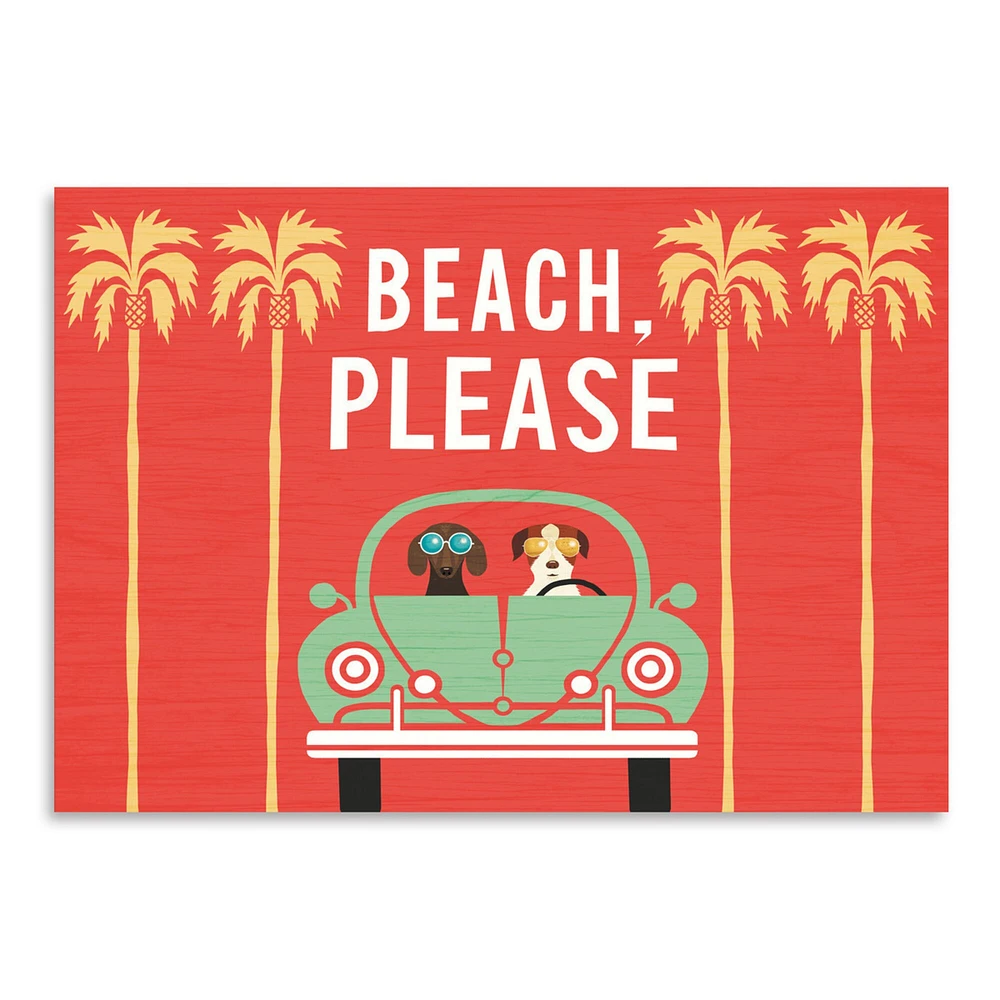 Beach Bums Beetle I by Michael Mullan Poster - Americanflat