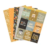 American Crafts Paper Pad 6"X8" 36/Pkg-Farmstead Harvest - Gold Foil