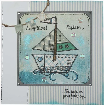 Woodware Craft Collection Woodware Clear Singles - Sailboat