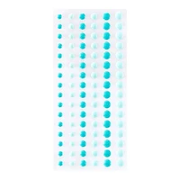 Spellbinders Dimensional Two Tone Teal Enamel Dots