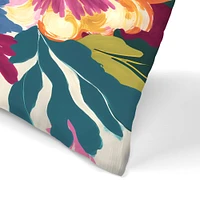 Floral Summer Vibe II by PI Creative Art Throw Pillow - Americanflat