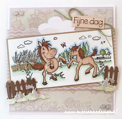 Marianne Design  Clear Stamps Hetty's in the Meadow