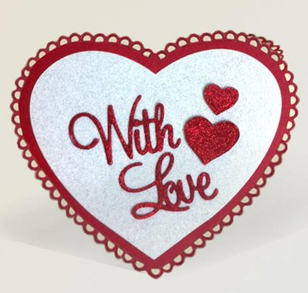 Nellie's Choice Multi Frame Die - Nested Heart