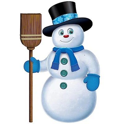 White Jointed Snowman