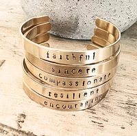 Design Your Own Bracelet, Personalized Custom Engraved Jewelry, Bracelet with Quote, Personalized Gift for Her