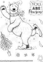 Pink Ink Designs  Beary Christmas A5 Clear Stamp