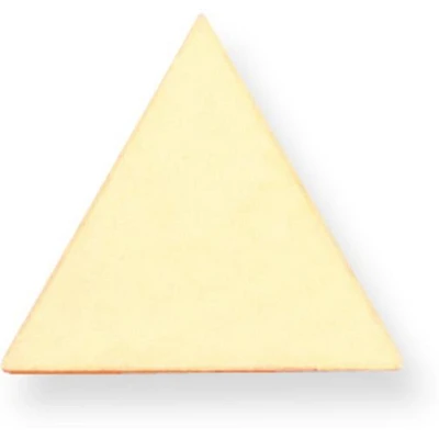 14K Gold Triangle Stamping Disc 0.018"