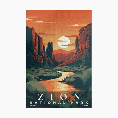 Zion National Park Jigsaw Puzzle, Family Game