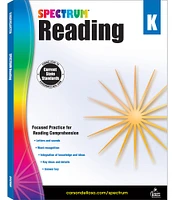 Spectrum Reading Comprehension Kindergarten Workbook, Ages 5 to 6, Kindergarten Reading Comprehension, Letters and Sounds, Word Recognition, Sight Word Activities, and Phonics - 166 Pages