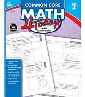 Carson Dellosa Common Core Math 4 Today, Grade 2 Workbook