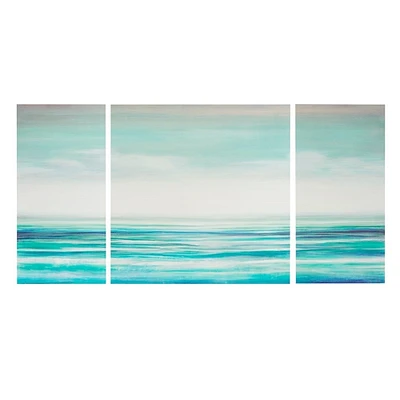Gracie Mills   Zackary Ocean Horizon Triptych Canvas Set - GRACE-9274
