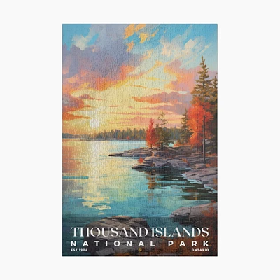 Thousand Islands National Park Jigsaw Puzzle, Family Game