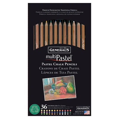 General Pencil Chalk Pencil Set, 36-Colors
