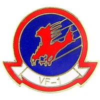 EagleEmblems P12364 PIN-USN,VF-001,Wolfpack (.875'')