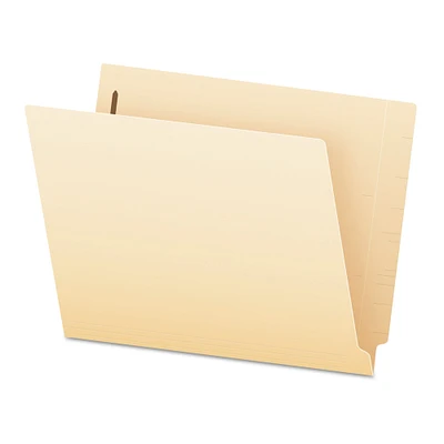 Pendaflex SmartShield End Tab 2-Fastener Folders Straight Tab Letter Size Manila 50/Box