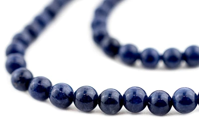 TheBeadChest Round Sodalite Beads (6mm)