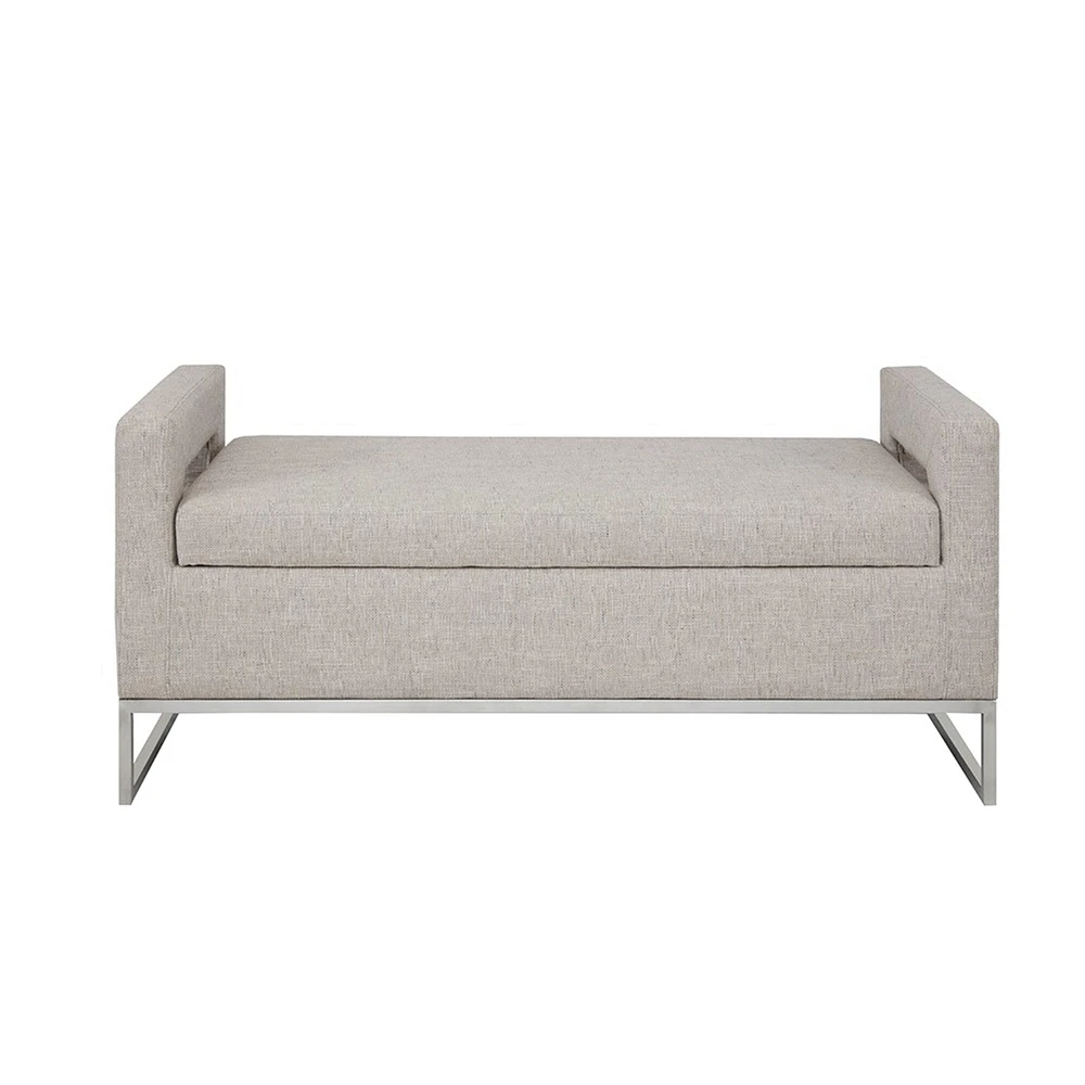 Gracie Mills   Brenda Upholstered Storage Bench - GRACE-9955