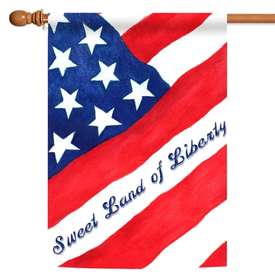 Sweet Land of Liberty Decorative Patriotic Flag