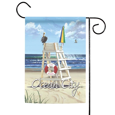 Pelican Post-Ocean City Decorative Beach Flag