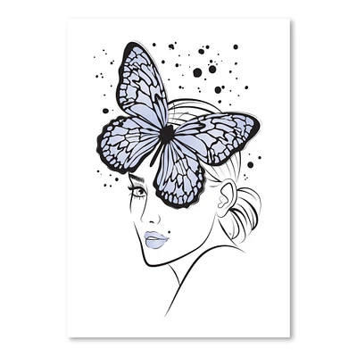 Ladybutterfly by Martina  Poster Art Print - Americanflat