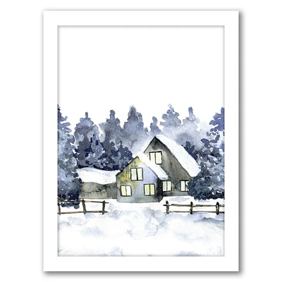 Watercolor Forest Home by Tanya Shumkina Frame  - Americanflat