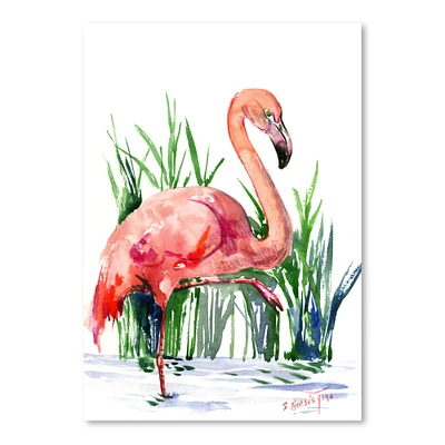 Flamingo 4 by Suren Nersisyan  Poster Art Print - Americanflat