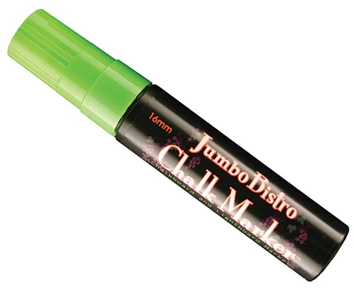 Uchida Bistro Chalk Marker, Jumbo, Fluorescent Green