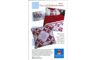 Poorhouse Quilt Designs Tea Leaf Bedroom SuitePtrn