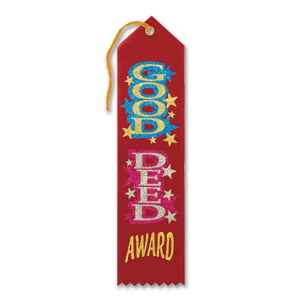Good Deed Award Ribbon (Pack of 6)