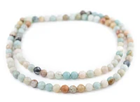 TheBeadChest Faceted Round Amazonite Beads (8mm)