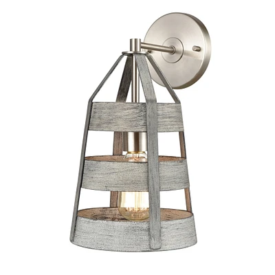 Elk Showroom Brigantine 14 High 1-Light Sconce - Weathered Driftwood