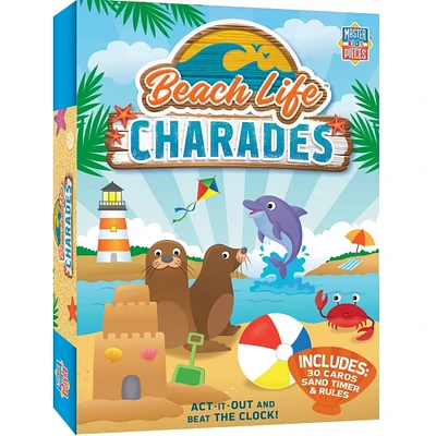 MasterPieces Beach Life Charades Card Game