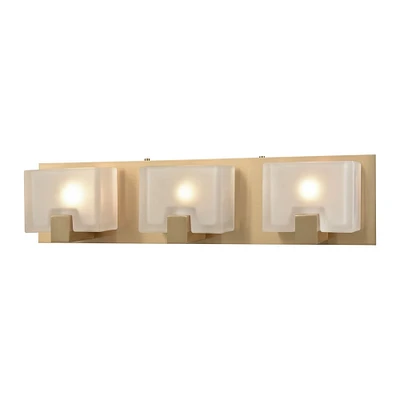 Elk Showroom Ridgecrest 21 Wide 3-Light Vanity Light - Satin Brass